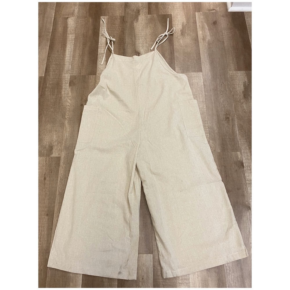 Cream overalls